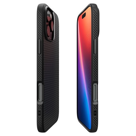 Husa pentru iPhone 16 Pro Max - Spigen Liquid Air - Matte Black