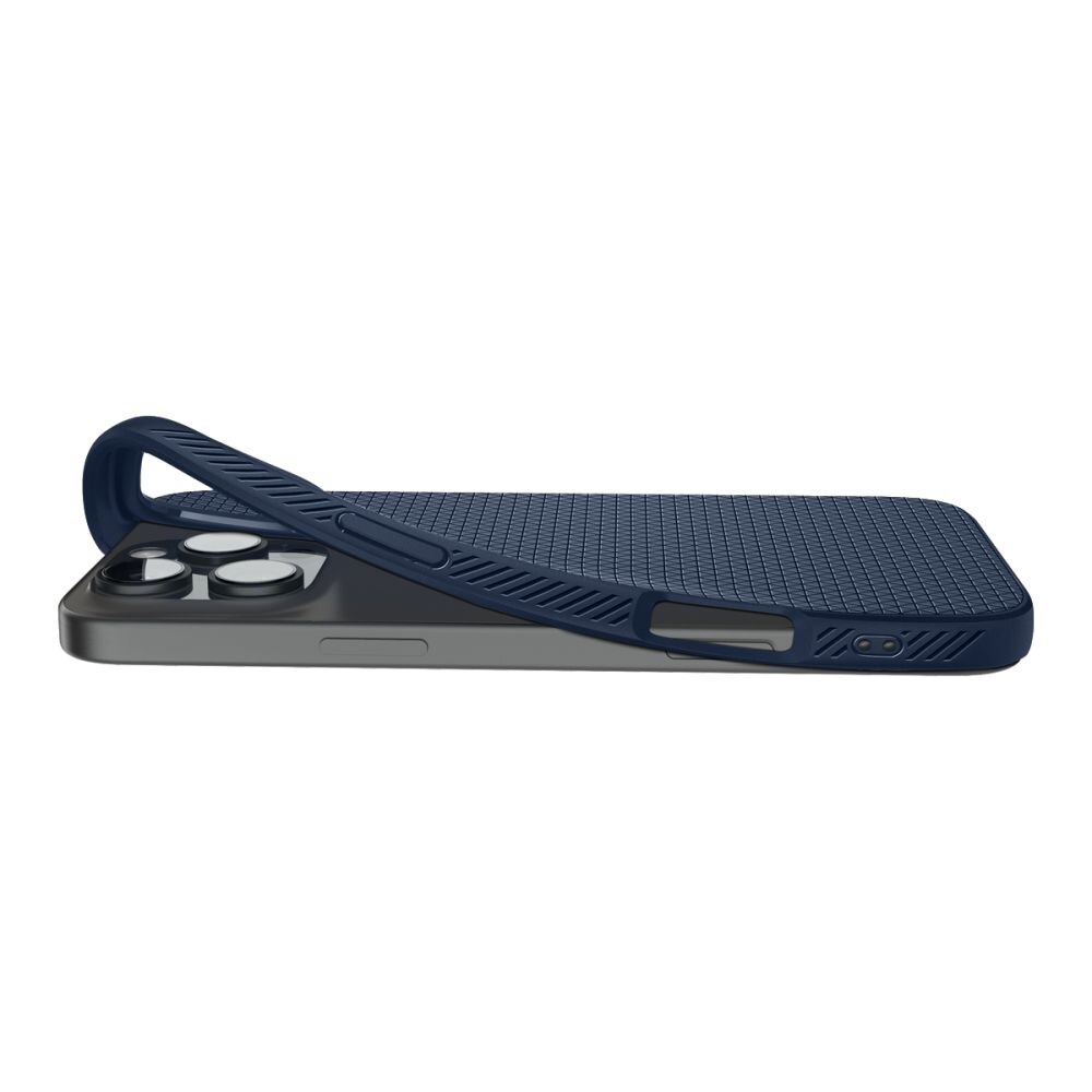 Husa pentru Apple iPhone 16 Pro Spigen liquid air navy blue