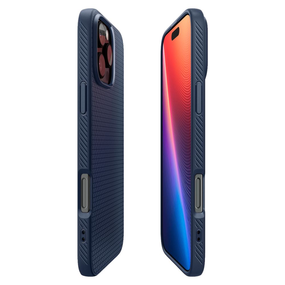 Husa pentru Apple iPhone 16 Pro Spigen liquid air navy blue