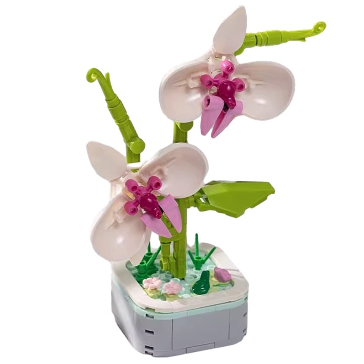 Комплект за конструиране с изкуствени цветя, играчки, 30x30 см