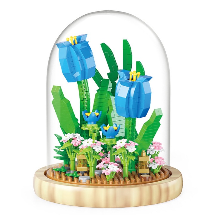 Set de constructie QttvbTna, blocuri plastice, multicolor, 13.6x11.6cm