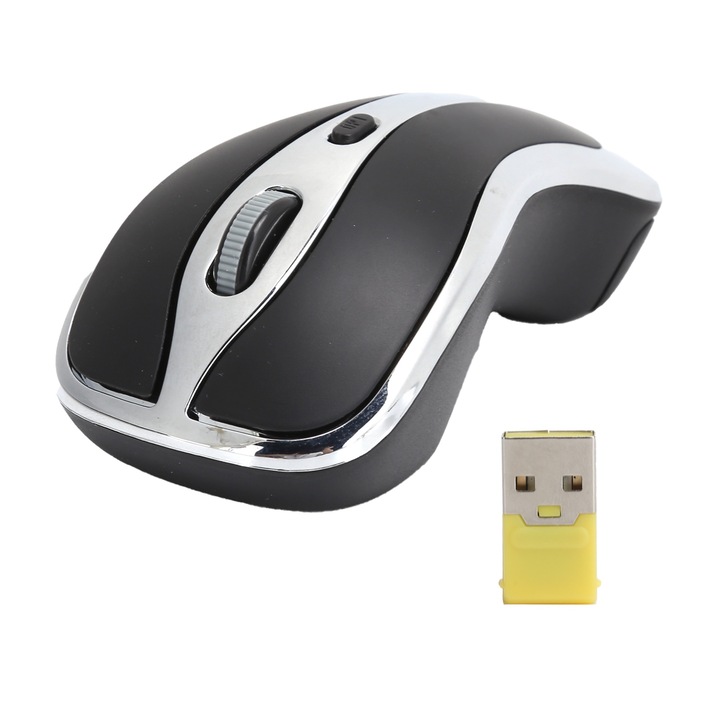 Longziming vezeték nélküli egér, fehér, gamer, 2.4G USB, CPI támogatás, készlet
