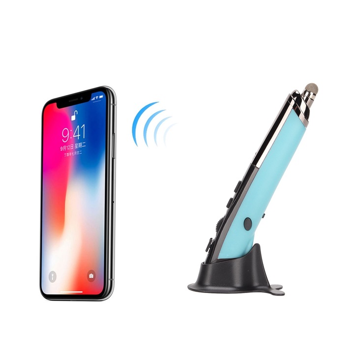 Vezeték nélküli egér, Longziming, 3 állítható DPI szint, fehér, gamer