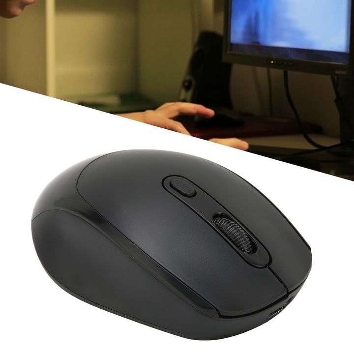 Longziming vezeték nélküli egér, fehér, 500mAh, 10m távolság, állítható DPI