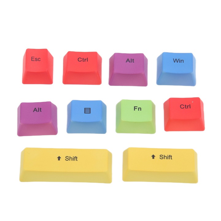Capace PBT pentru Tastatura Mecanica, Jormftte, Design Ergonomic, Rezistent la Ulei, 108 Taste