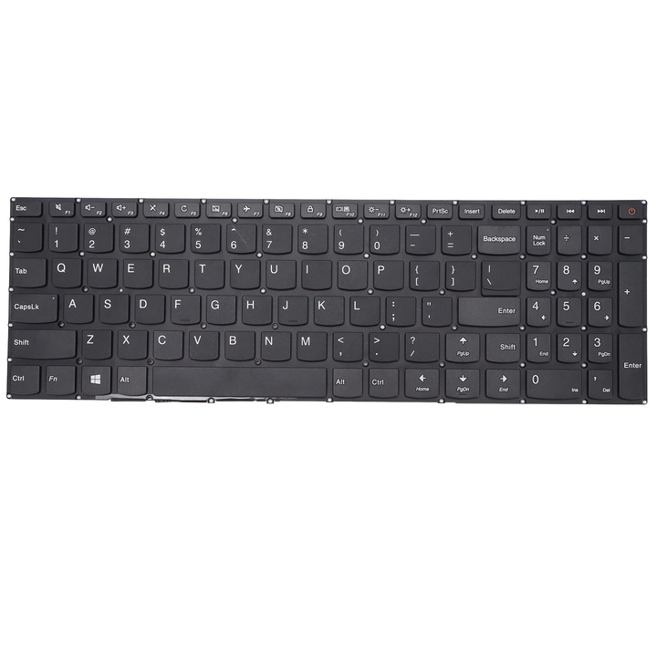 Tastatura Jormftte, ergonomica, 78 taste, cablu de 5m, ultra-subtire, pentru PC si laptopuri