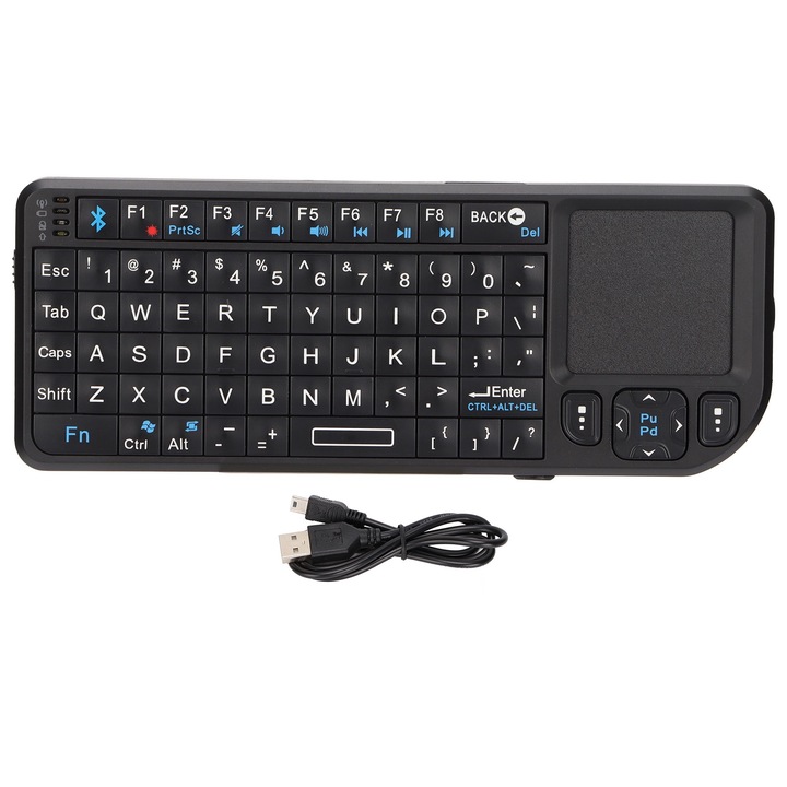 Tastatura mecanica Jormftte 87 taste, iluminare alba, design ergonomic, comutator actiune liniara