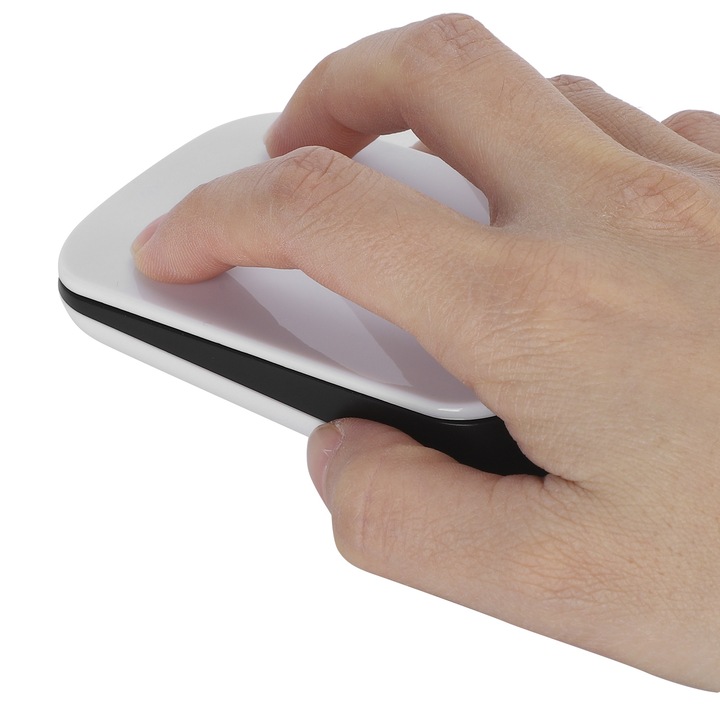 Longziming vezeték nélküli egér, fehér, gamer, 2.4Ghz, 1200 DPI, 2 gomb