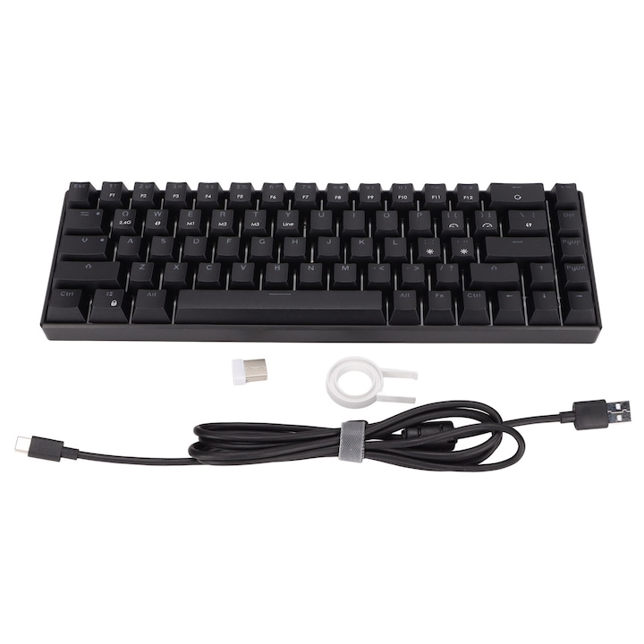 Set de keycap PBT Jormftte, space key, 2 culori, rezistent la uzura, pentru tastaturi mecanice
