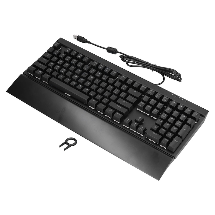 Tastatura numerica mecanica Jormftte, 20 taste, interfata USB, rezistenta la stropi, compatibilitate multipla, pentru laptopuri si PC-uri desktop