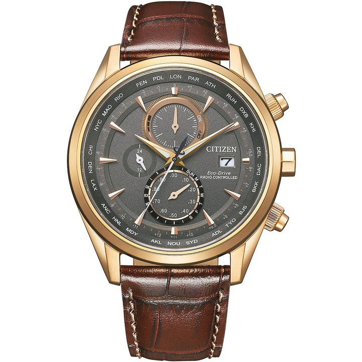Citizen AT8263-10H, Kvarc, 43mm, 10ATM Férfi karóra