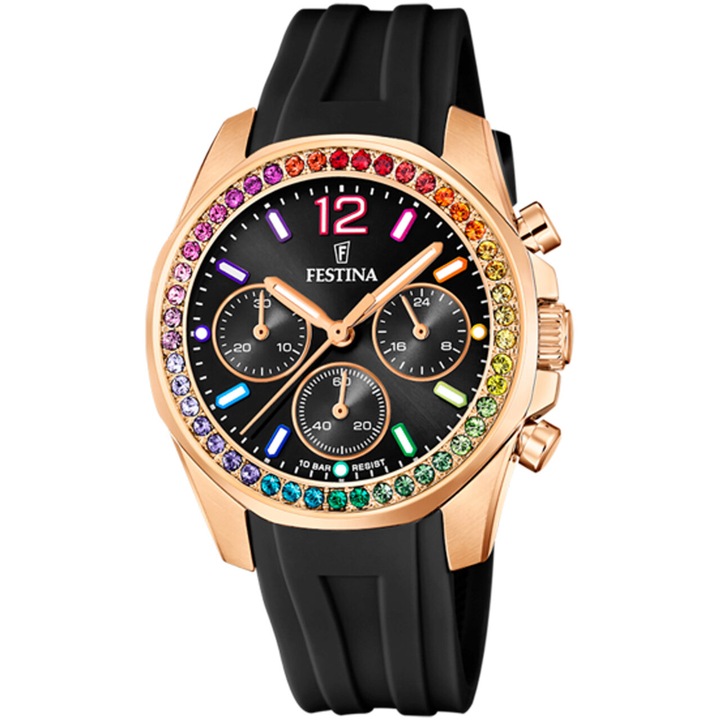 Ceas de dama Festina F20611/3, Quartz, 38mm, 10ATM
