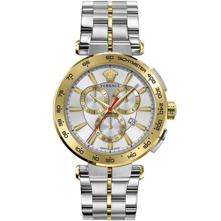 Мъжки часовник Versace VE6CA0423, кварцов, 45 мм, 5ATM