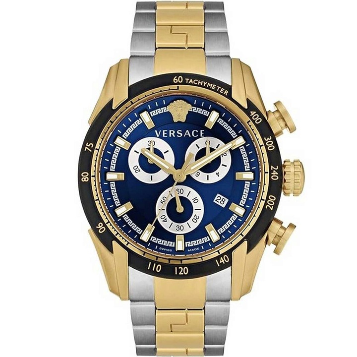 Мъжки часовник Versace VE2I01021, кварцов, 44 мм, 5ATM