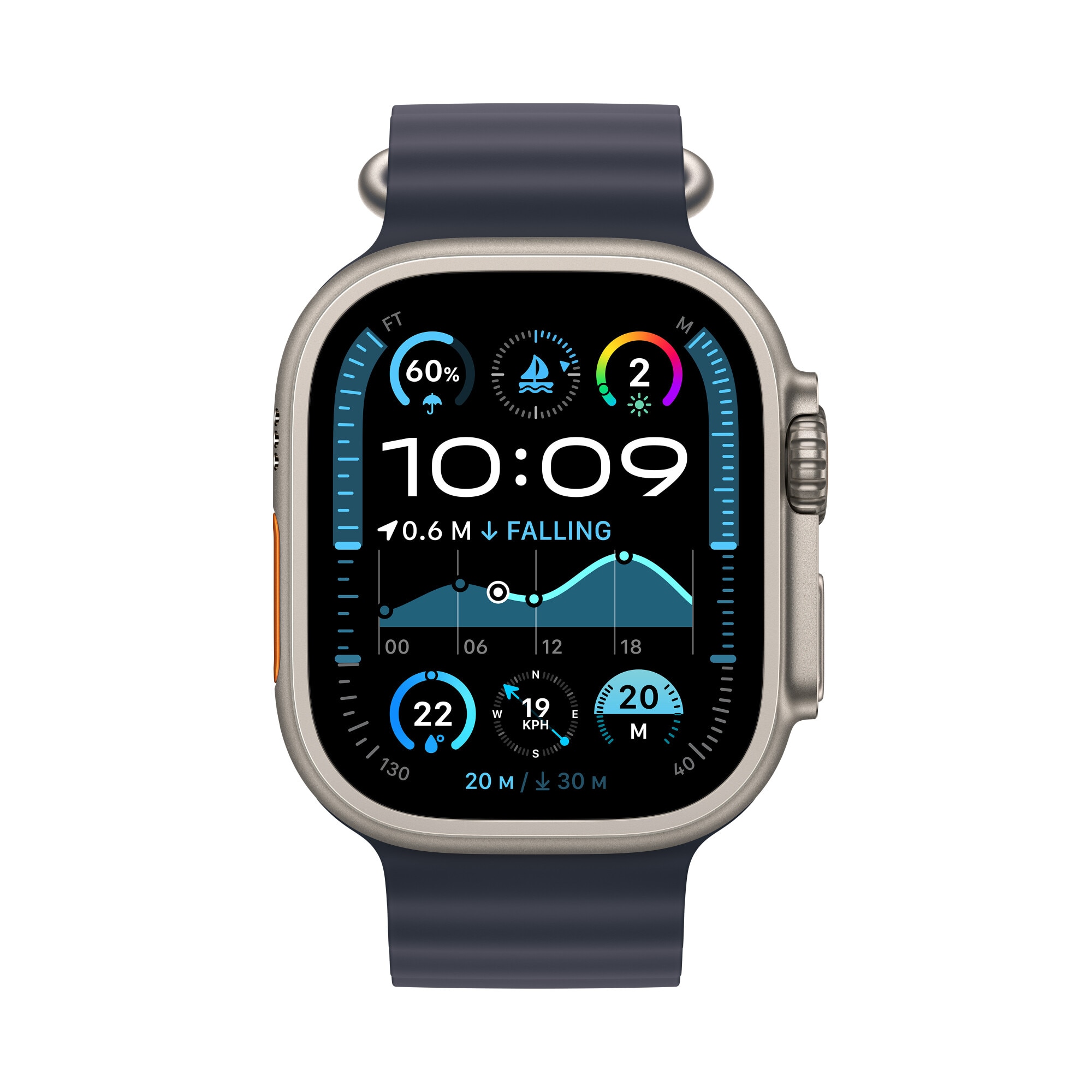 Smartwatch Apple Watch Ultra2 v2 Cellular, 49 mm, carcasa din