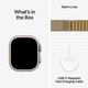 Apple Watch Ultra2 v2 Cellular, 49mm, Natural Titanium tok, Tan Alpine Loop, Small