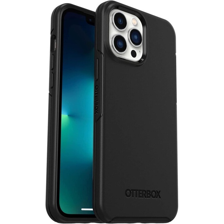 Husa telefon Symmetry Series OtterBox Pentru iPhone 13 Pro Max, Negru
