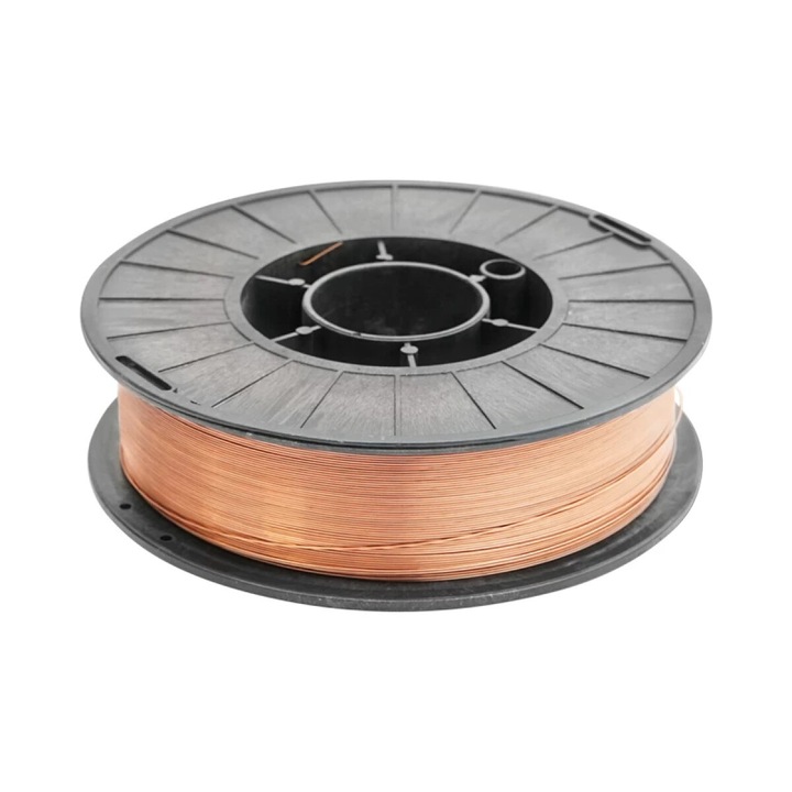 Ролка тел за заваряване, стоманена, ER70S-6 1.0 мм, 5 кг