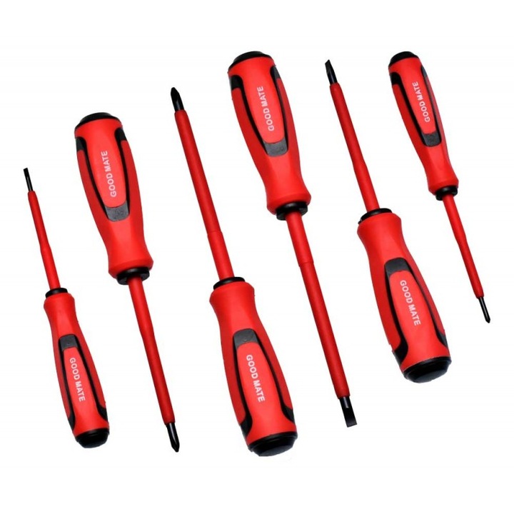 Set surubelnite electrician izolate 6buc pentru reparatii