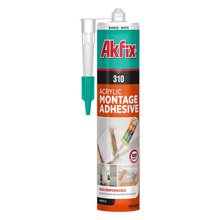 Adeziv De Montaj Acrilic 310, Akfix, 310Ml, Tip Cartridge (24)