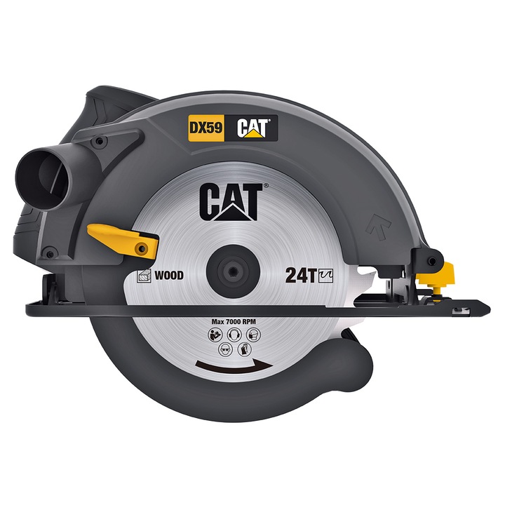 CAT körfűrész, 1400W, 185MM, DX59 modell