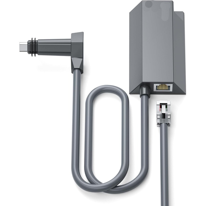 CHIGOODS Starlink Ethernet V2 Кабелна външна мрежа Ethernet адаптер Сателитен кабел Правоъгълна V2 сателитна връзка Предаване на сигнал