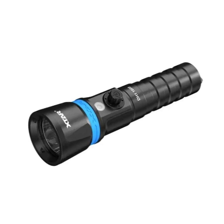 Фенер Xtar DH1 за разстояние, подводен, максимална дълбочина 100 м, включена батерия и зарядно, 355 м