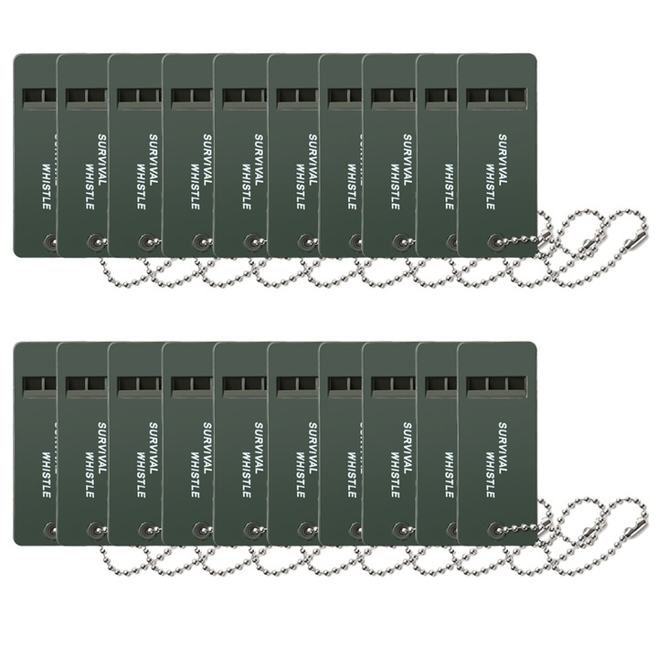 Fluier de supravietuire Enforose, compact, portabil, multicolor, pentru camping si drumetii