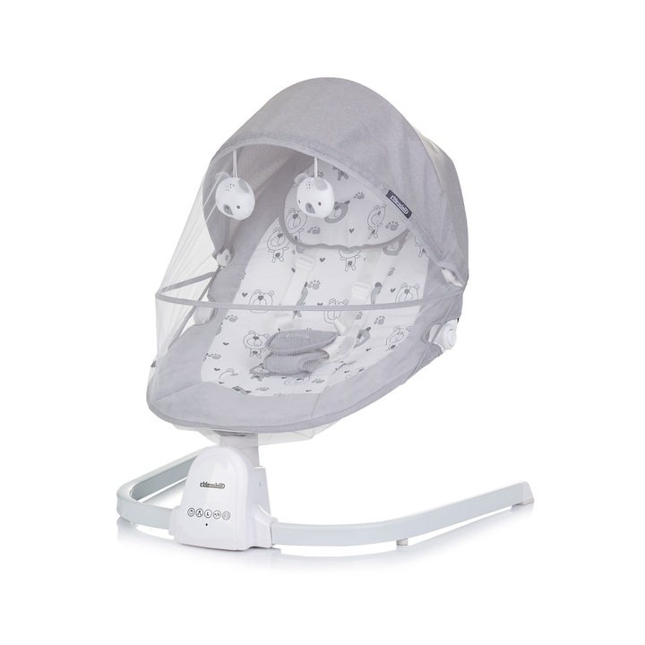 Електрически шезлонг люлка Chipolino Oasis, Гранит