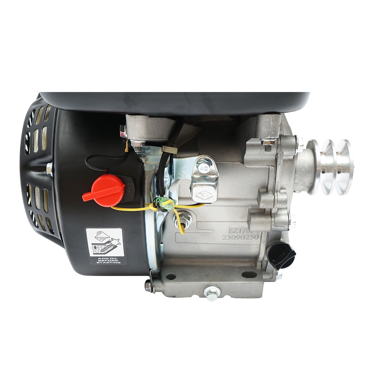 Motor pe benzina cu fulie 7.5CP, 4 timpi, ax cu pana 20mm pornire