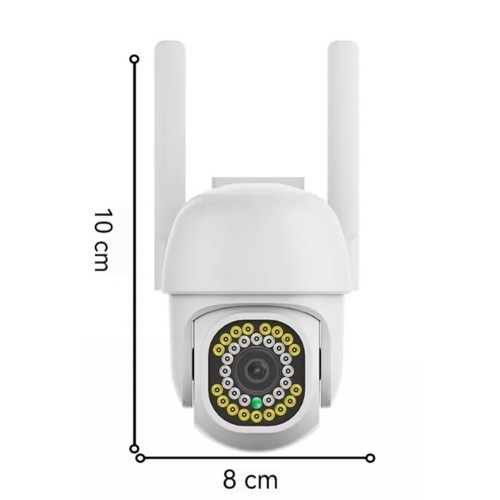 Камера за външно наблюдение, HD 1080p, ротация 355°x90°, нощно виждане, IP66