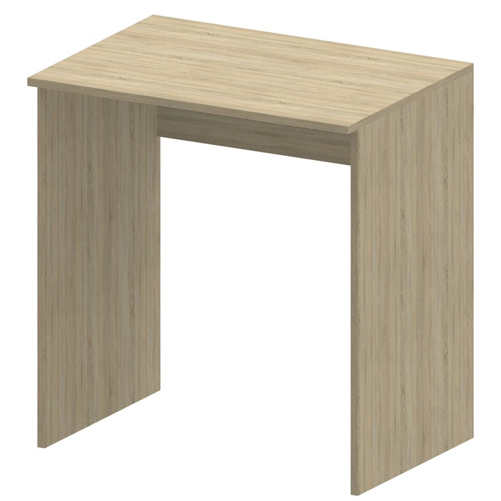 Birou, MATKAM, BODO 70R, 70x50x75 cm, Dreptunghi, PAL, Stejar sonoma