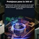 Aparat profesional cu ultrasunete CLAUSTEEL anti rozatoare, anti sobolani, anti insecte, frecventa 20kHz-65kHz, afisaj digital, acoperire 360°, raza 300 MP, Negru-violet