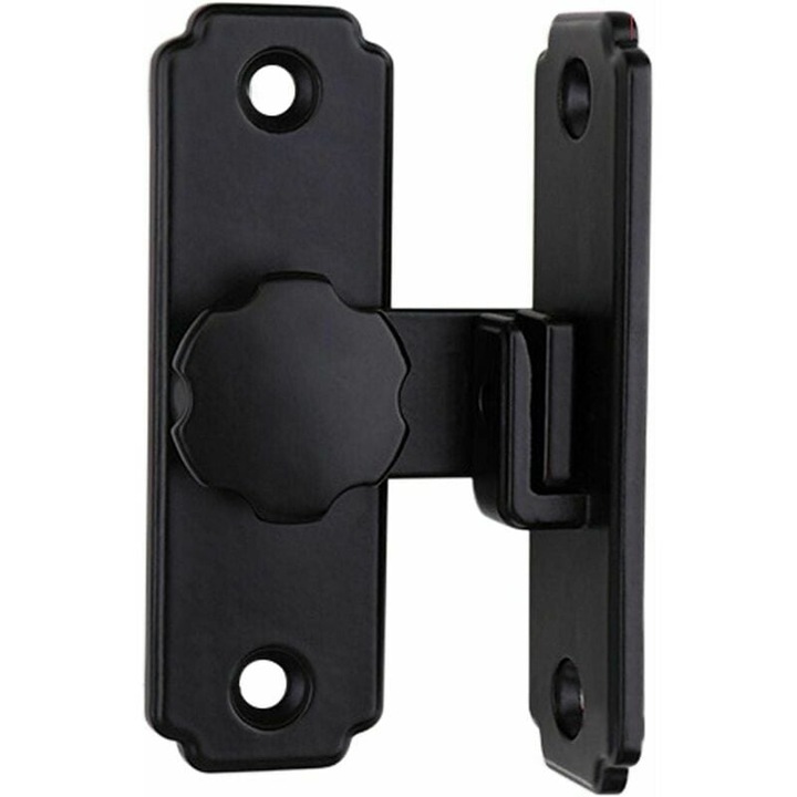 Incuietoare pentru usi glisante, Enforose, inox, negru, instalare flexibila