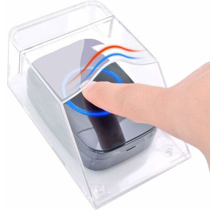 Protectie sonerie rezistenta la intemperii, AMRINUGL, material PC durabil, transparent, instalare usoara