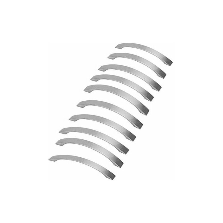 Maner mobila set, Enforose, finisaj nichel satinat periat, design contemporan, instalare usoara