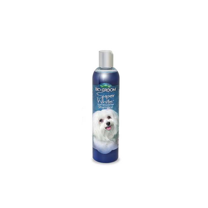 Sampon pentru blana alba Bio-Groom Super White, 355 ml