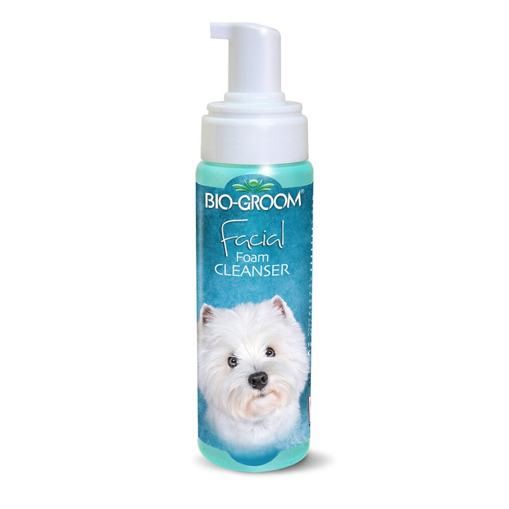 Spuma de curatare faciala, Bio-Groom, Albastru