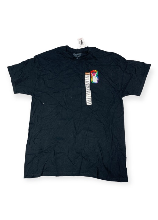 Tricou pentru barbati cu imprimeu SPENCER'S, bumbac, negru, L INTL