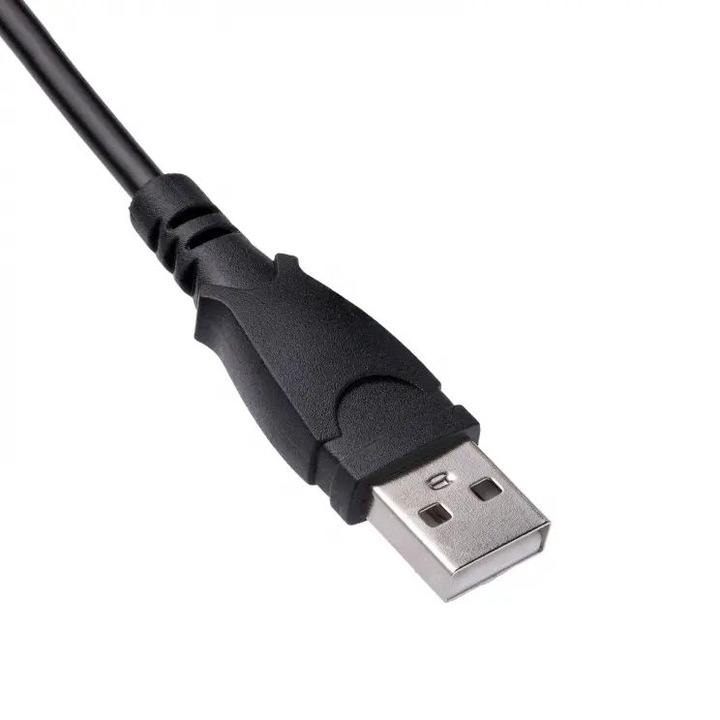 Кабел Akyga, USB A, UC-E6 1.5m, USB 2.0, Черен