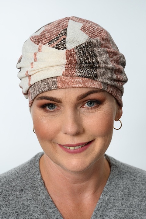 Turban KATIA TL/21 bronz, tricot, chemioterapie turban