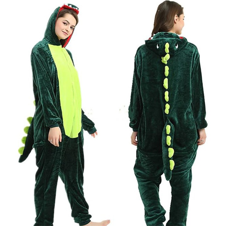 Pijamale copii, Model verdedsazxf, Verde