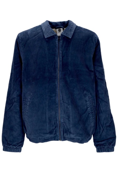 Кадифено зимно мъжко яке Element Parker Cord синя екологична кожа, M INTL