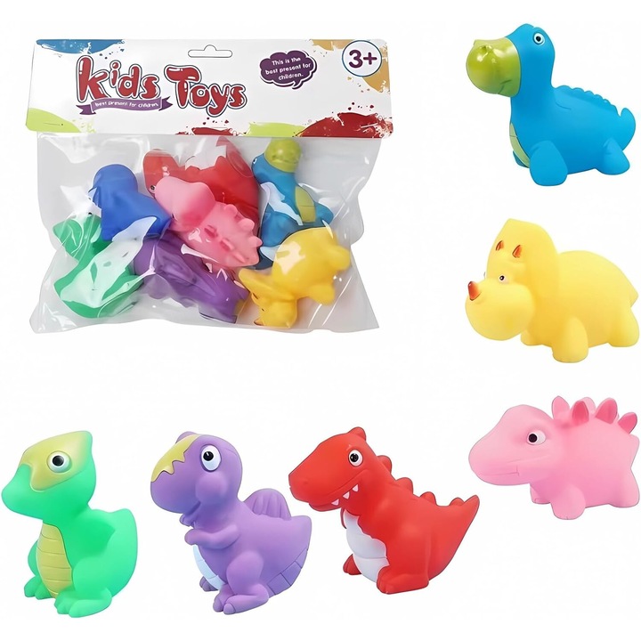 Fürdőjáték-készlet babáknak, texturált szenzoros labdák, élénk színek, 3-24 hónap, 6 darab