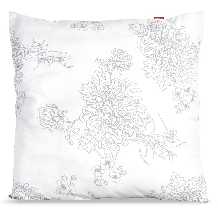 Perna AIO Factory, antialergica, fibre siliconice, 80x80cm, alb