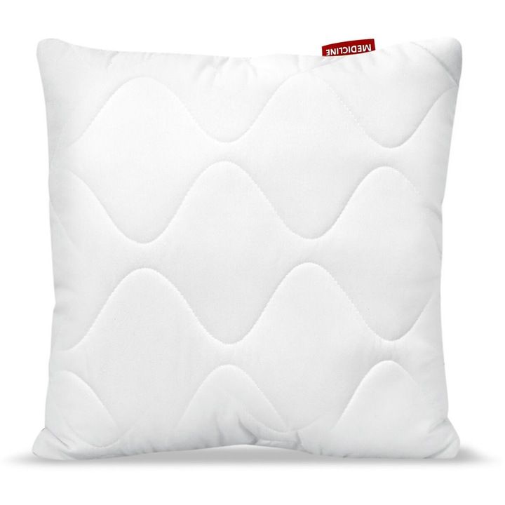 Párna, Edanti, 40X40 Cm, Antiallergén, Steppelt, Mikroszálas, Fehér