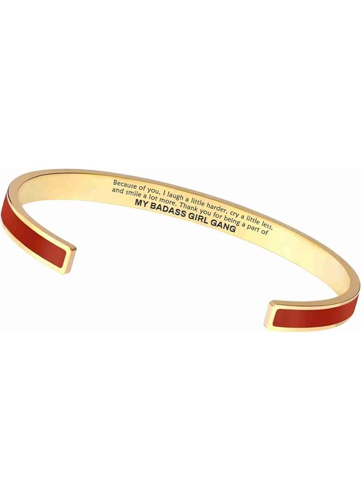 Bratara de prietenie, bratara pentru fete, mesaj gravat, multicolor, dimensiuni ajustabile 2.5x6.2in