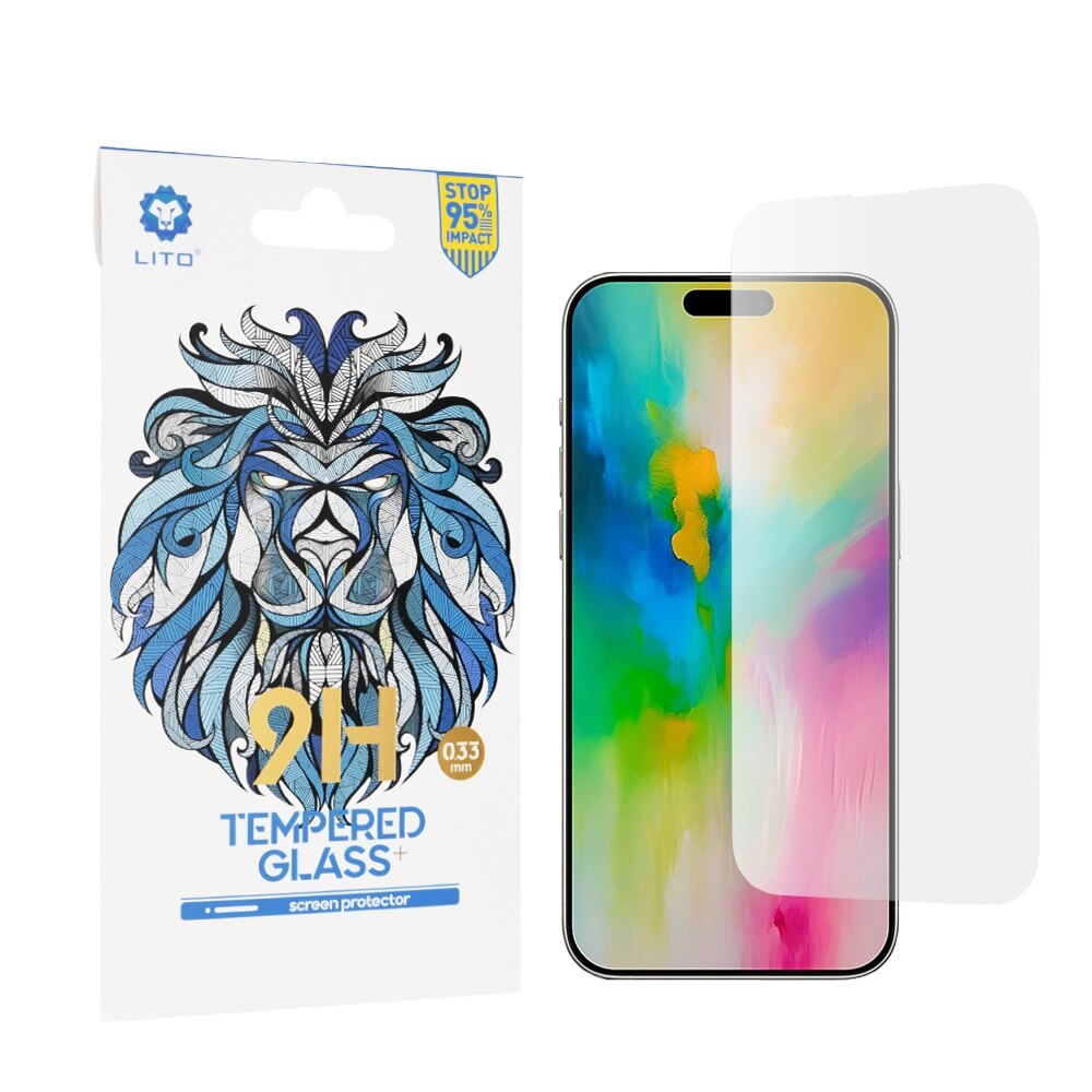 Folie pentru iPhone 16 Pro Max - Lito 2.5D Classic Glass - Clear