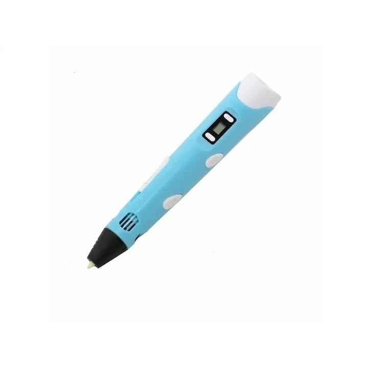 3D nyomtató ceruza, Grafikus rajztoll, Hőmérséklet 210 C, Filamentek mellékelve, Kék