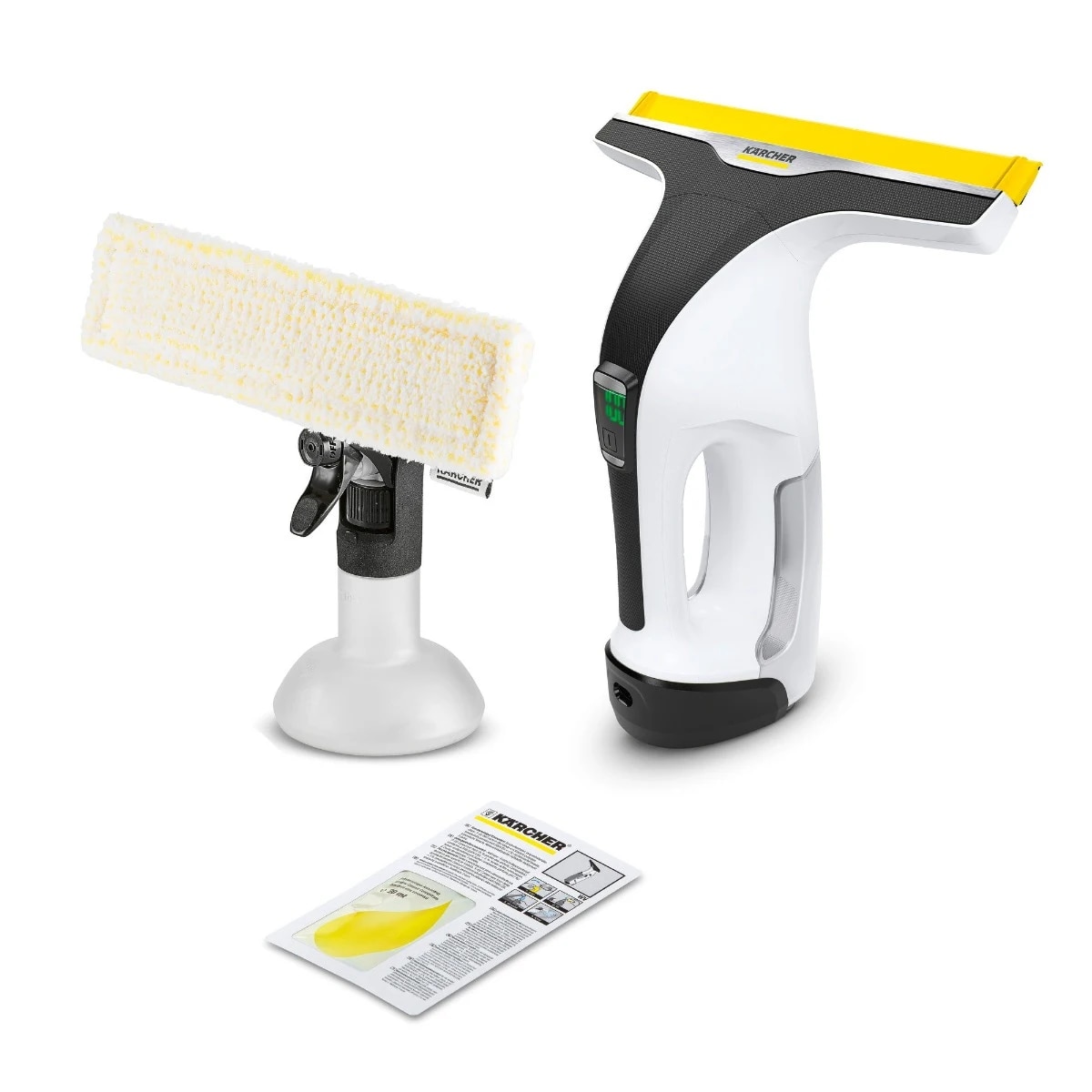 Aspirator geamuri, aspirare umeda, autonomie 100 minute, rezervor apa murdara 150 ml, 12.6 x 28 x 31 cm, acumulator